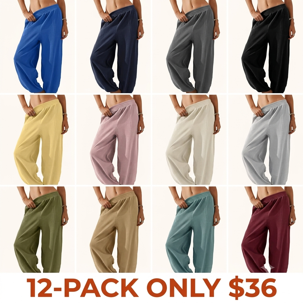 Women's loose wide-leg pants