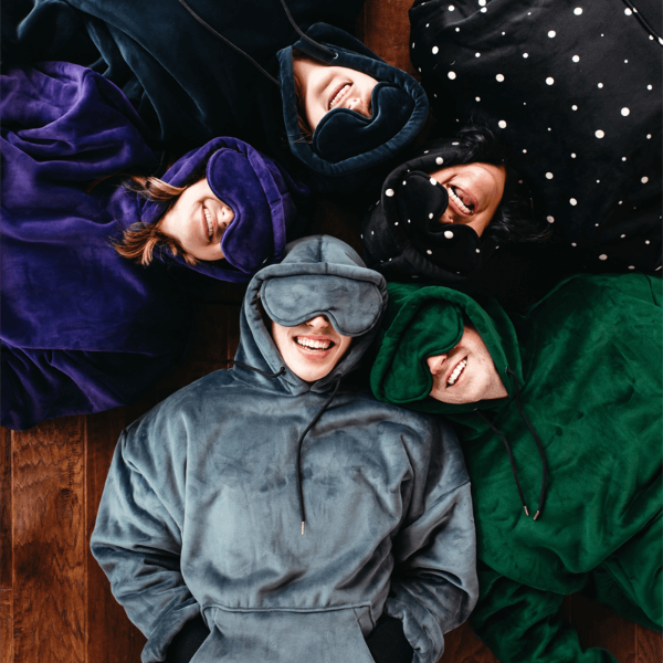 Wearable blanket Oversized with sherpa lining One size fits most.
