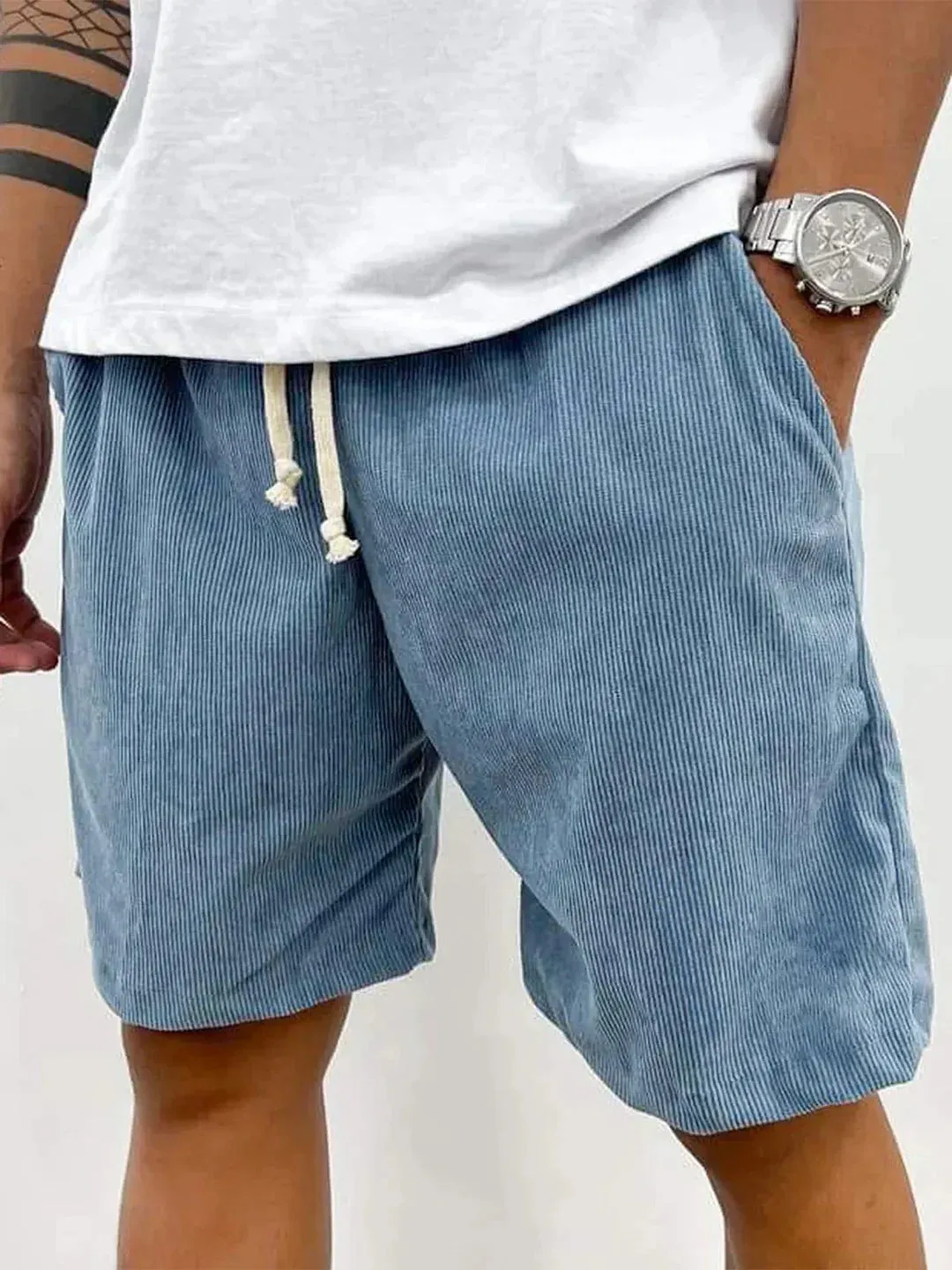 RL Casual Shorts-perfect for sunny strolls, brunch dates, or casual weekend adventures