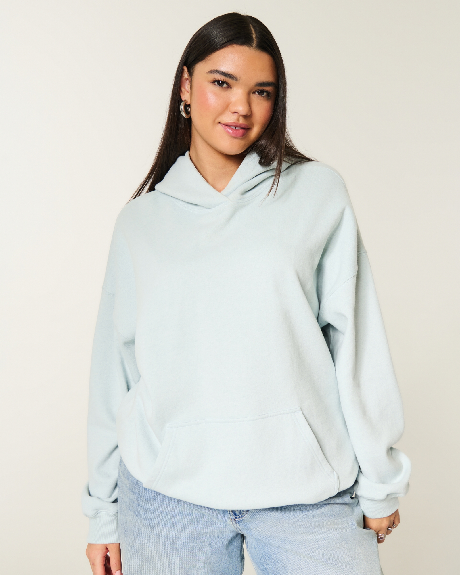 Hollister Feel Good Oversized Butterfly Graphic Hoodie