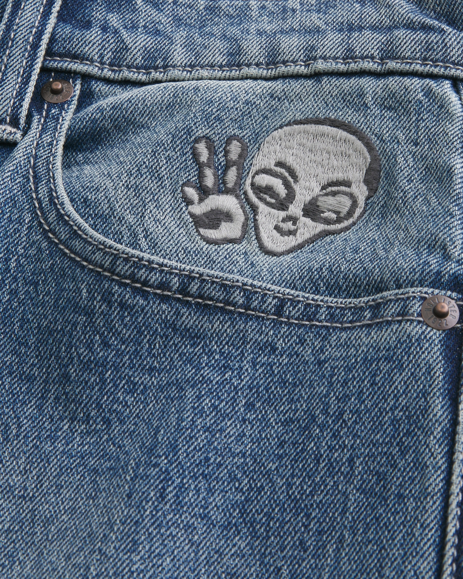 Grey Baggy Jeans