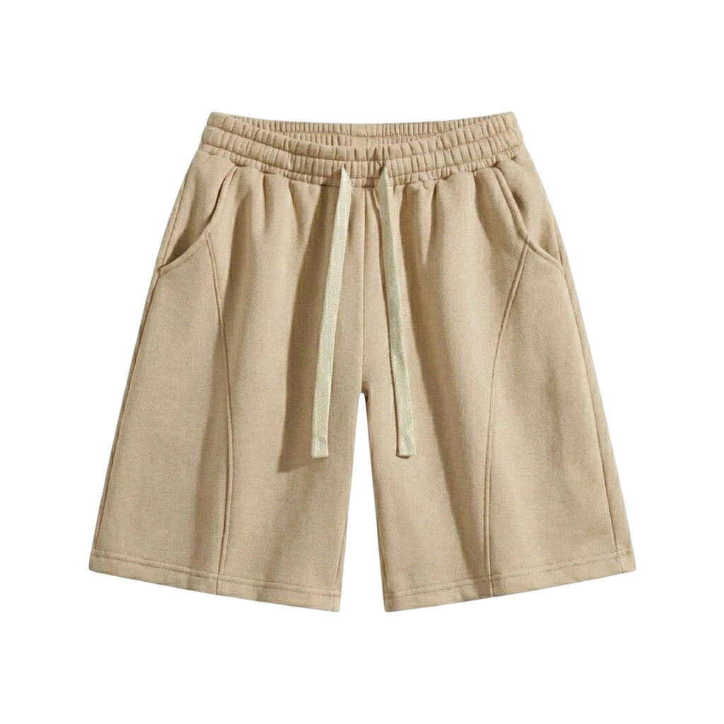 Unisex Vintage Washed Casual Shorts – Lightweight Breathable Streetwear Shorts