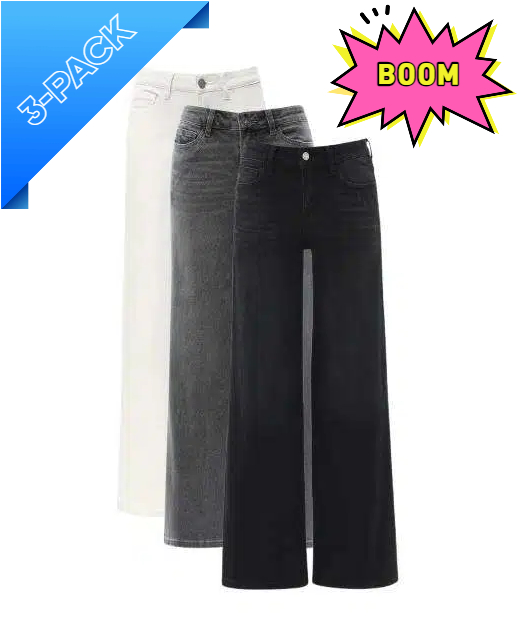 ⚡ Mid-Low Rise Baggy Jeans for Women 🔥