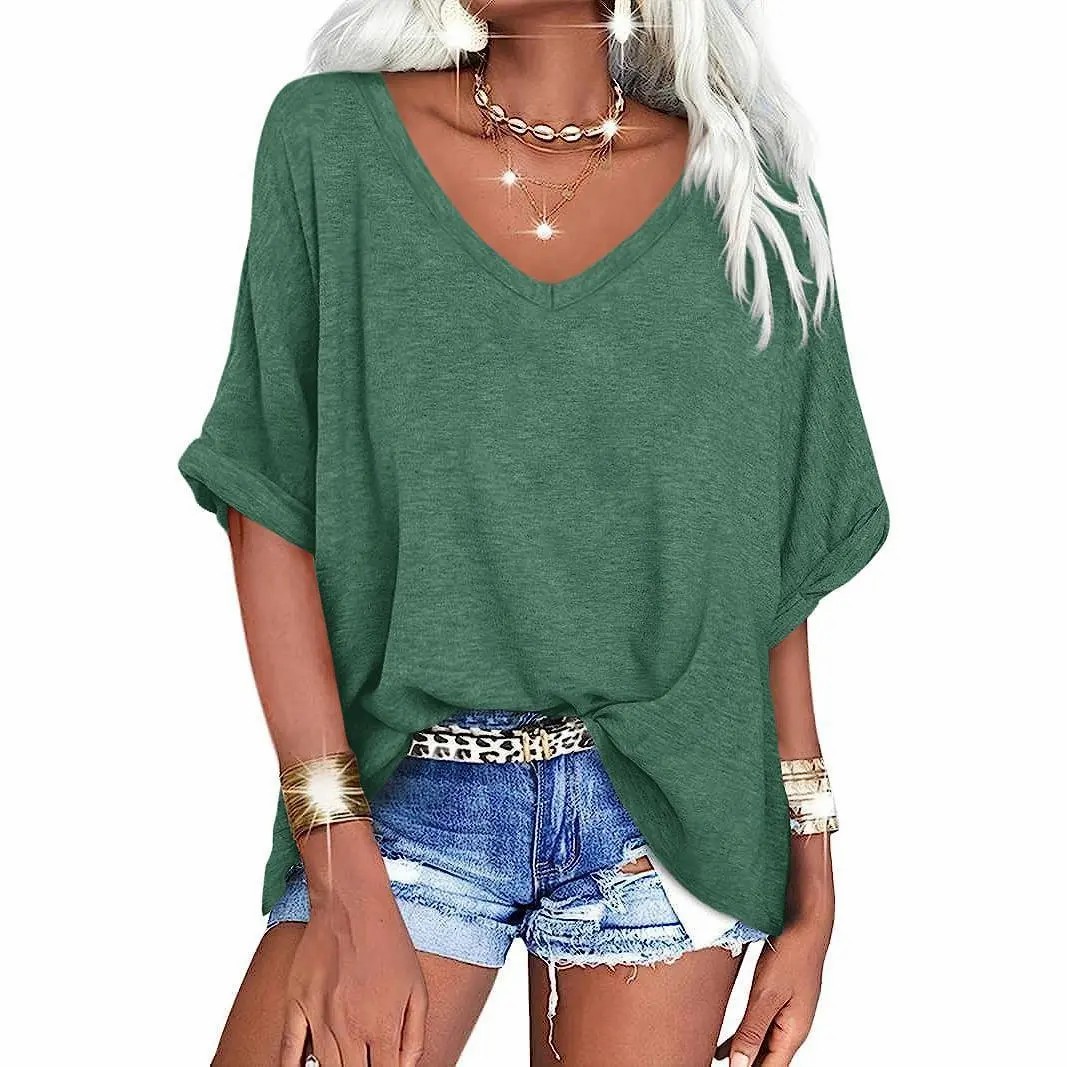 Women’s Oversized V-Neck T-Shirt