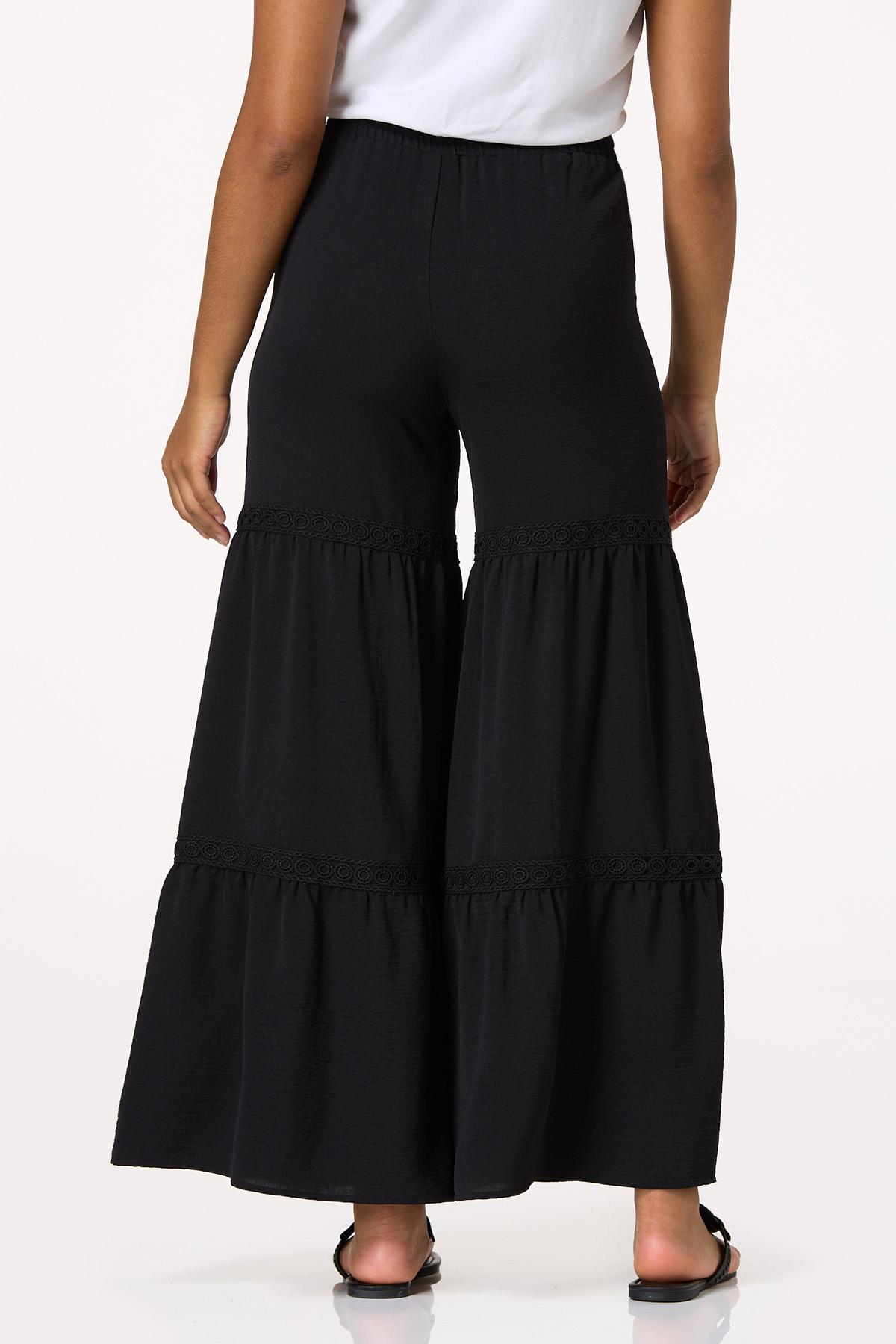 Lace Inset Pants