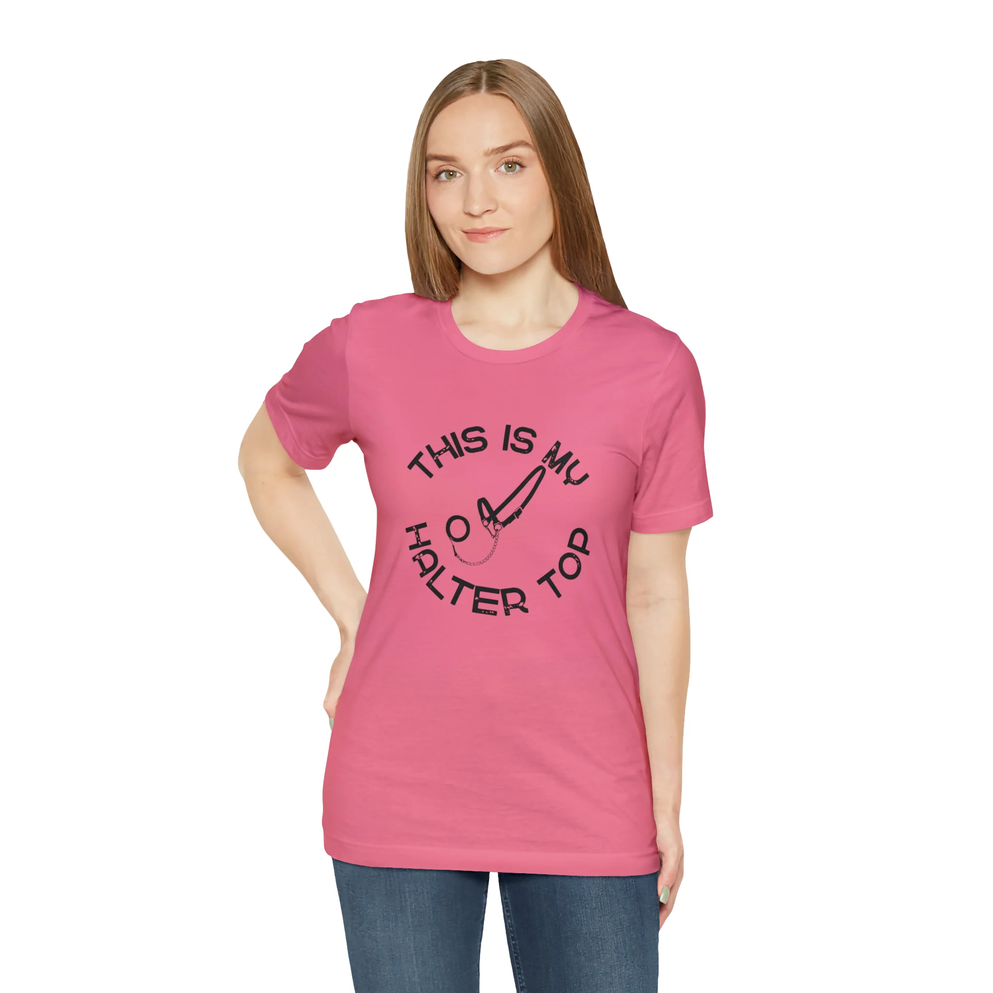 This is My Halter Top Unisex Jersey Short Sleeve Tee