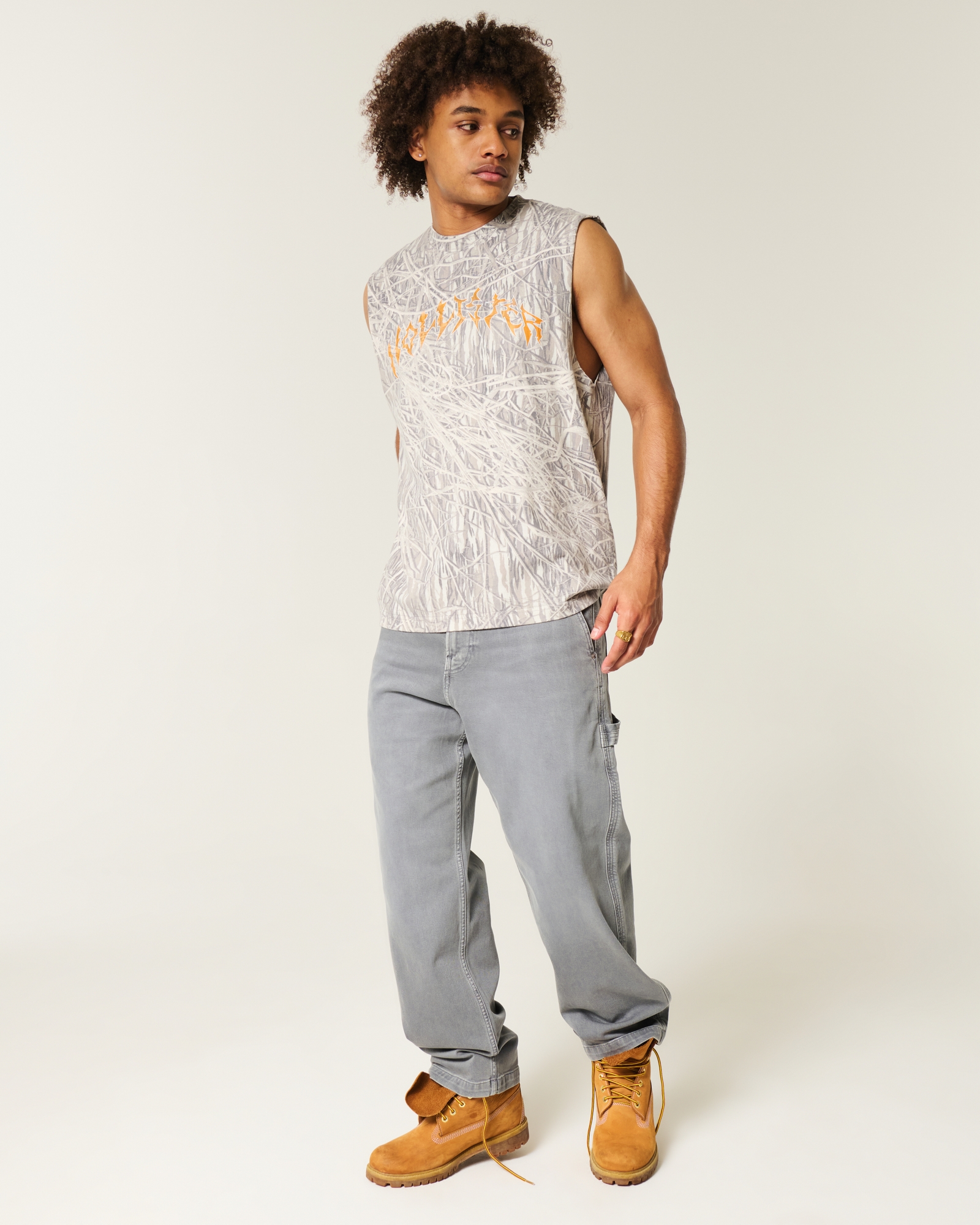 Light Wash Baggy Jeans