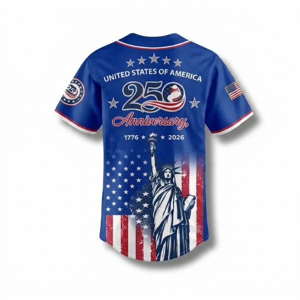 USA 250th Anniversary Baseball Jersey