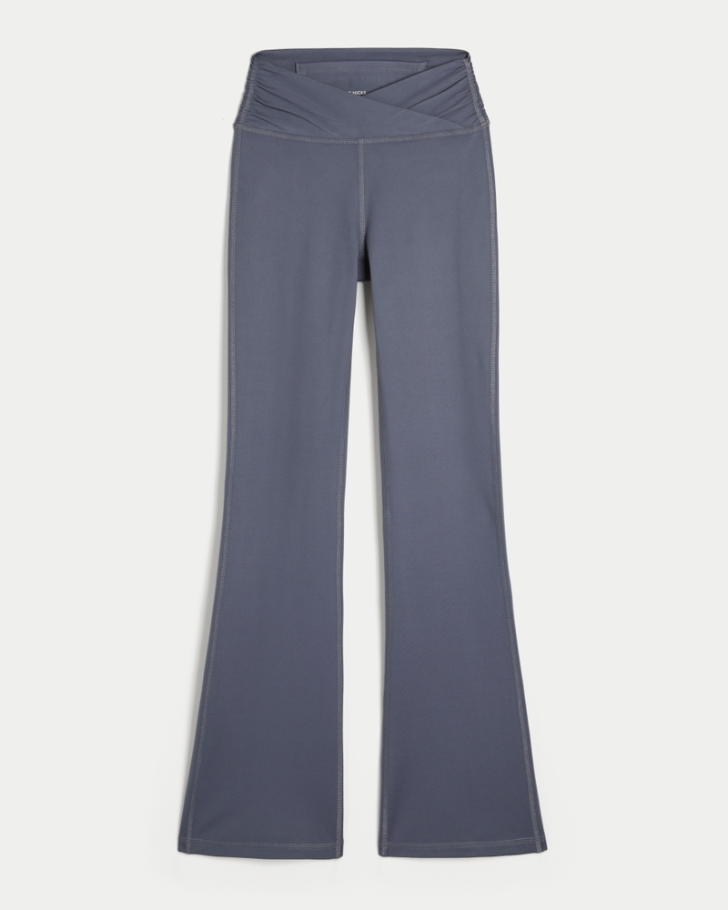 Gilly Hicks Active Recharge Wrap Waist Bootcut Leggings