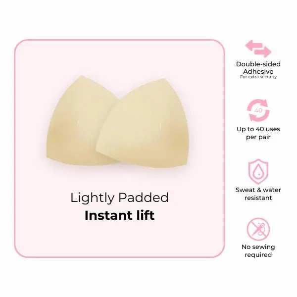 🔥🔥🔥Sticky Bra Inserts That Stay Put – Invisible Lift, No Sewing, Reusable