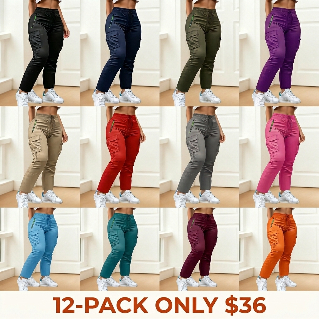 Women's Lightweight Multi-Pocket Utility Pants