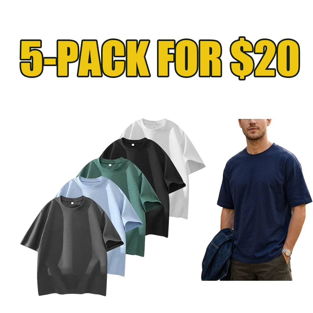 Men’s 10-Pack Everyday Crew Tees