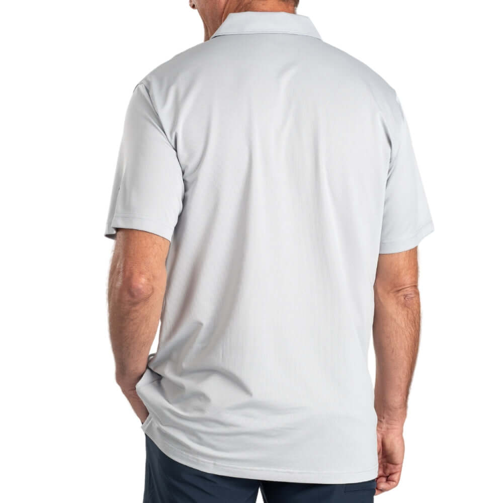 Men's Puma Golf Performance American Flag Polo Gray