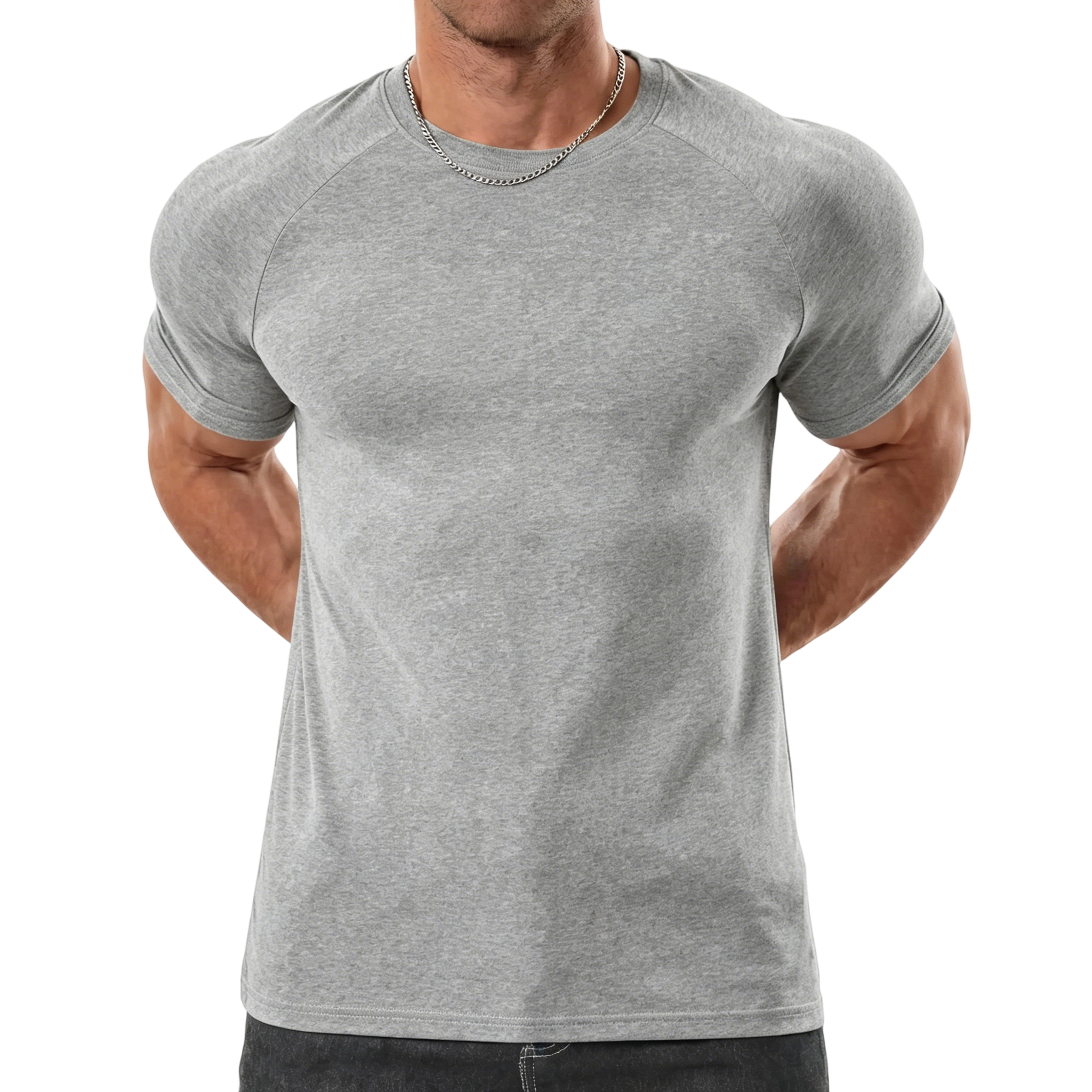 Men's Raglan Sleeve Tee, Athletic Tapered Fit