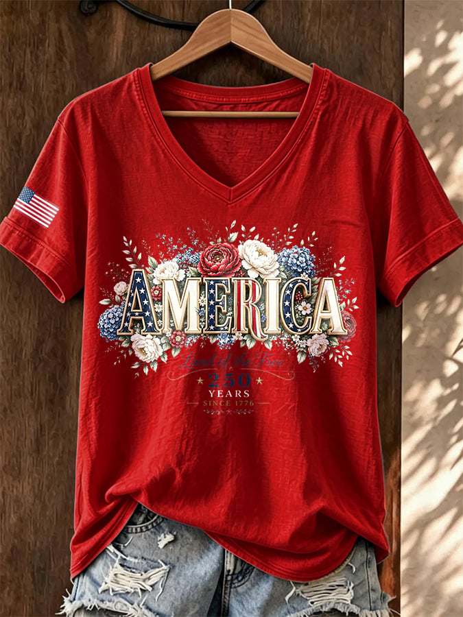 Women's Casual Print Short-Sleeve T-Shirt