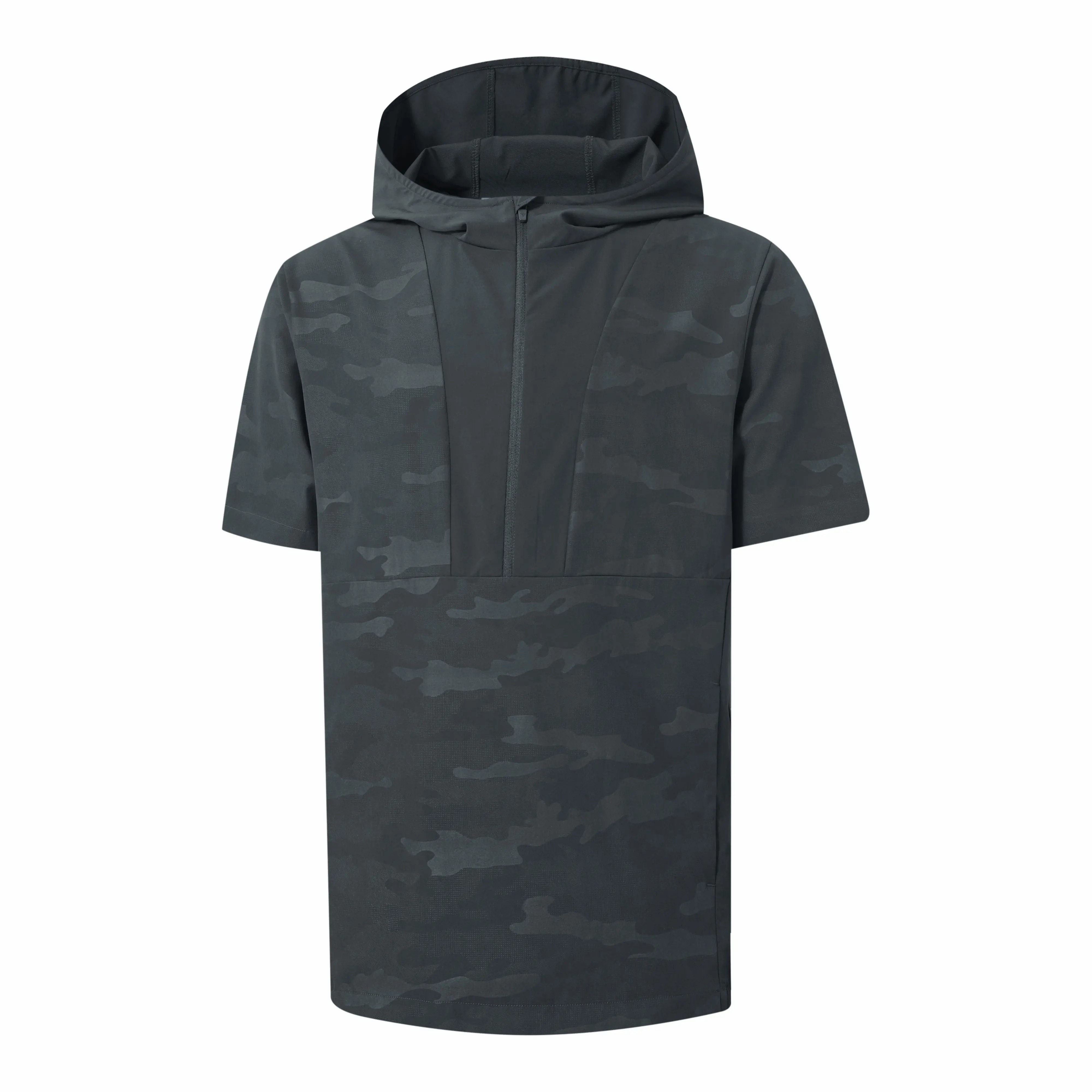 Men's Short Sleeve Hoodie – Lightweight, Water-Resistant, Sun-Protective Golf Hoodie
