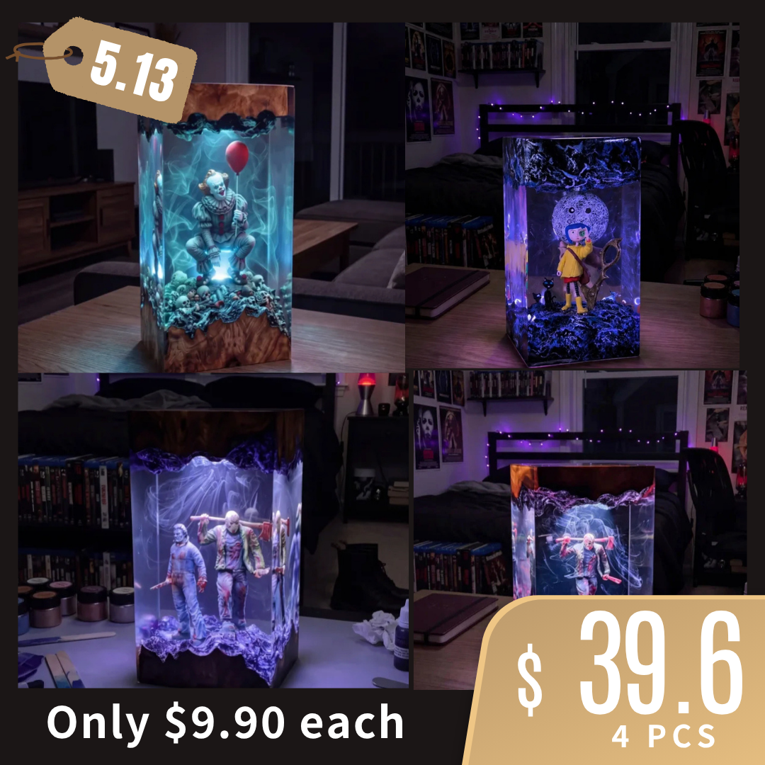 May Promotion-Handcrafted Lamps Spooky
