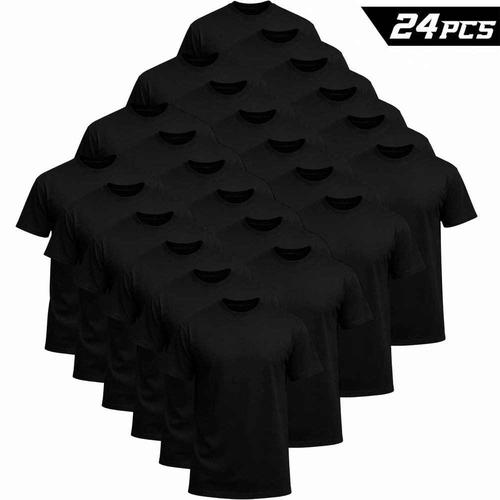 Men's Crew Neck Basic Short Sleeve T-Shirt