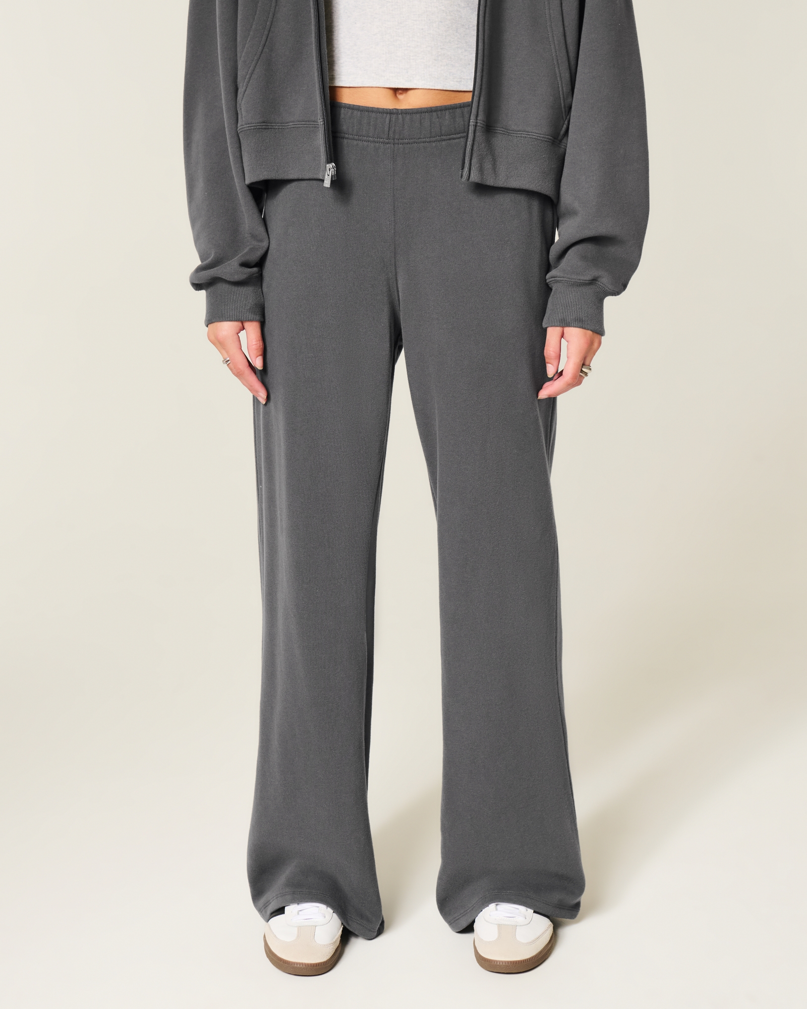 Wide-Leg Sweatpants