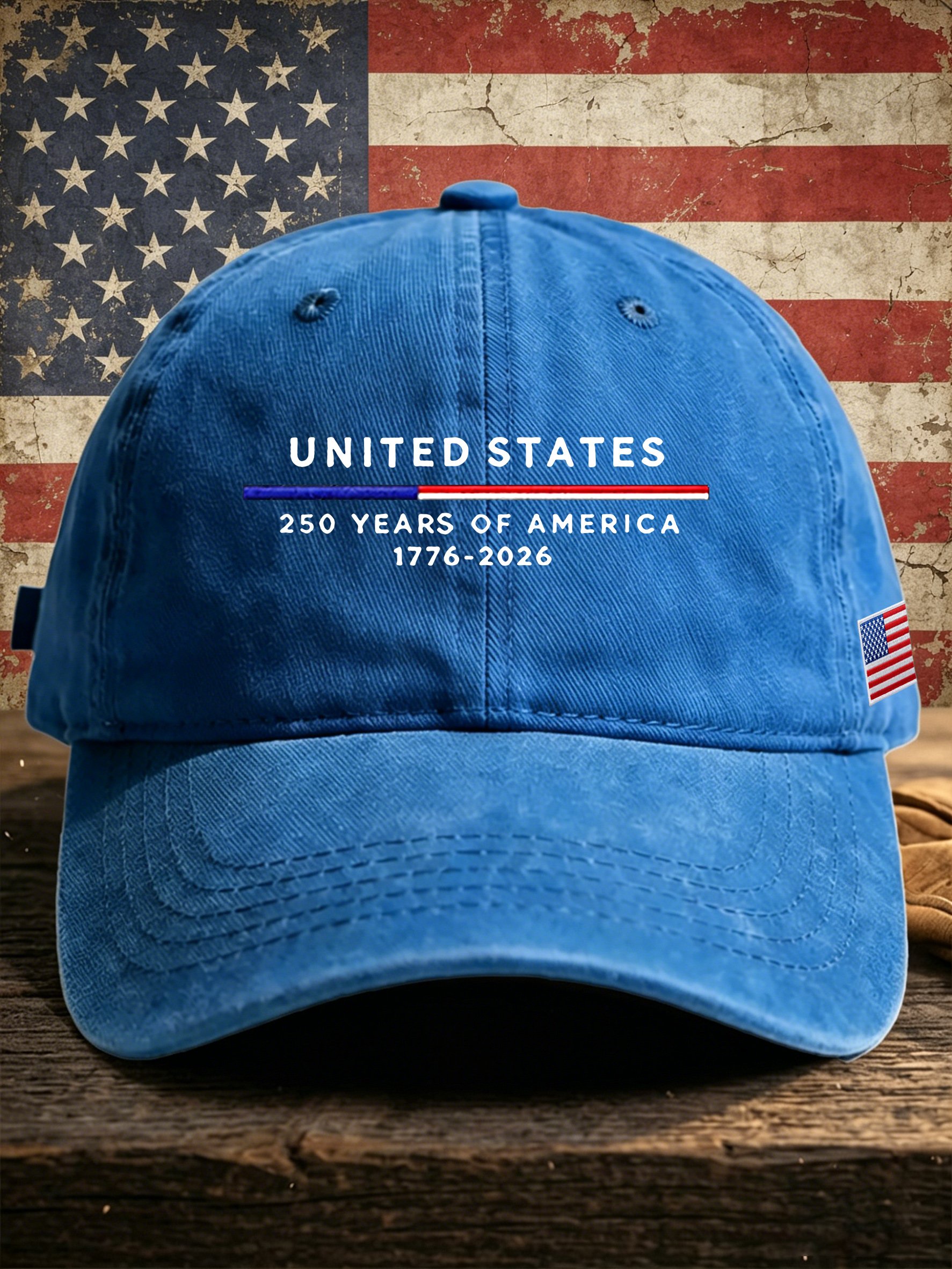 Unisex American Flag 250Th Anniversary Printed Hat