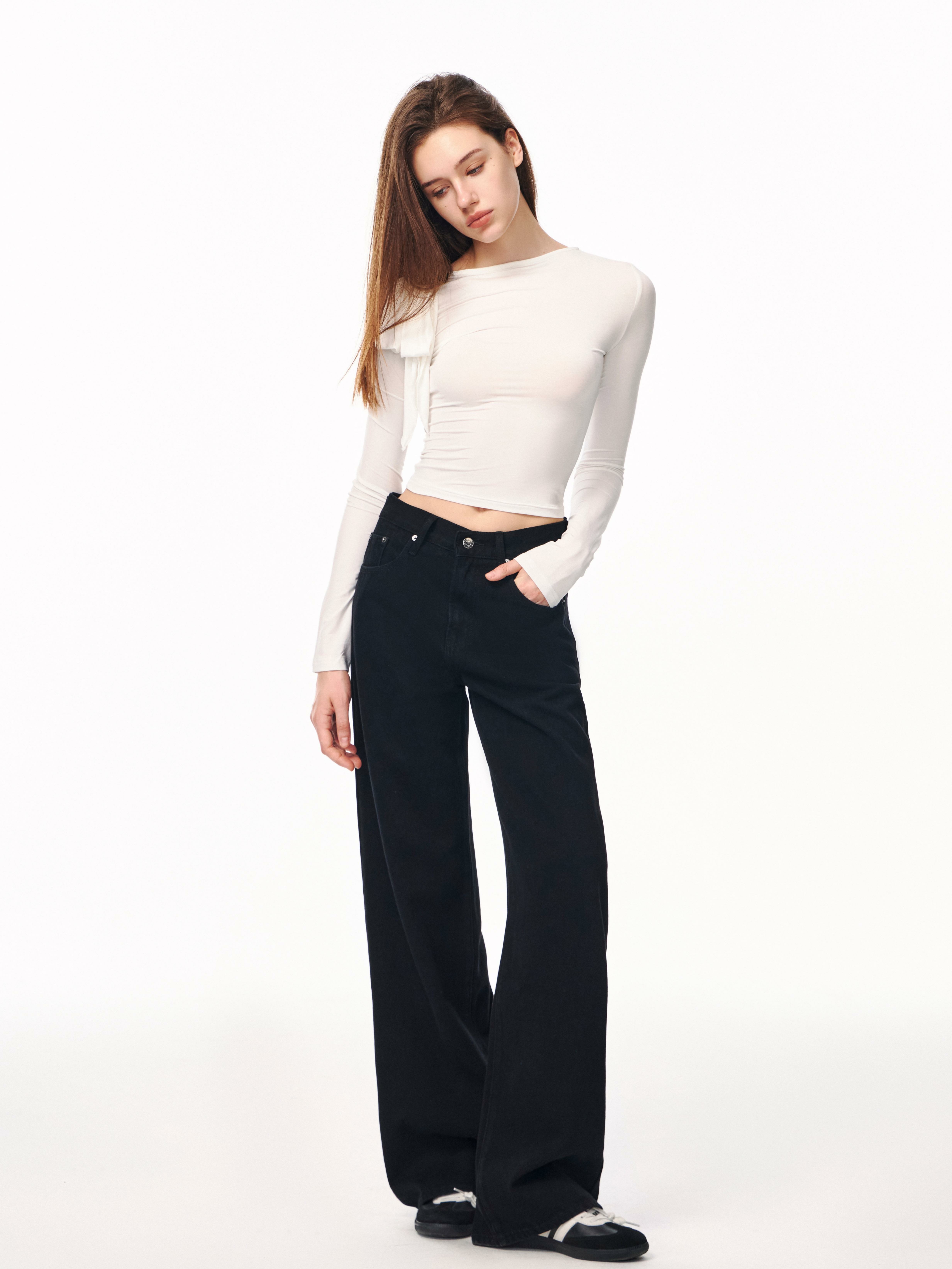Women's High-Rise Wide Leg Jeans