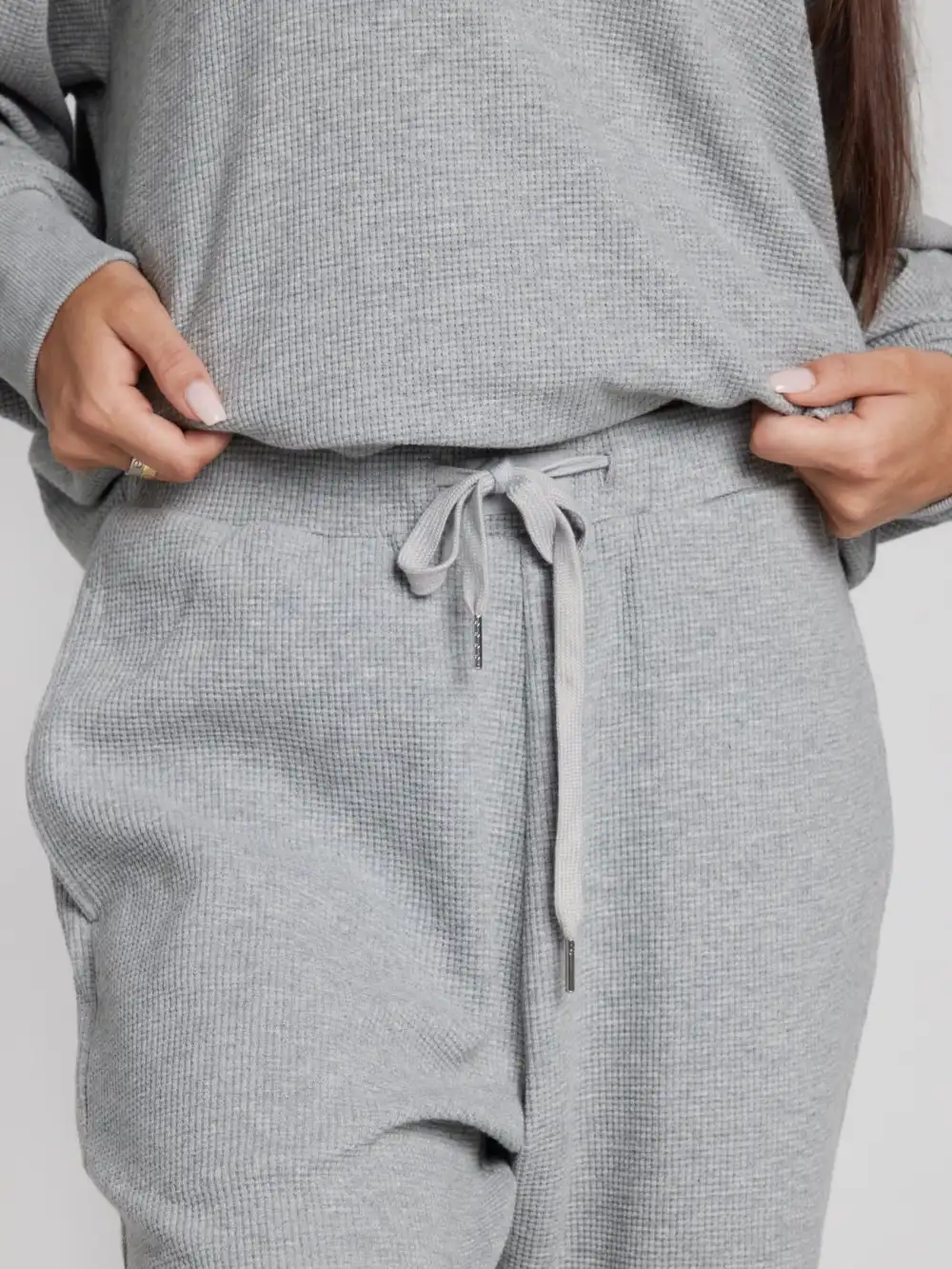 Waffle Lounge Long Sleeve Lounge Set