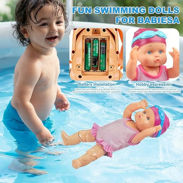 2026 New Packaging Waterproof Swimming Doll