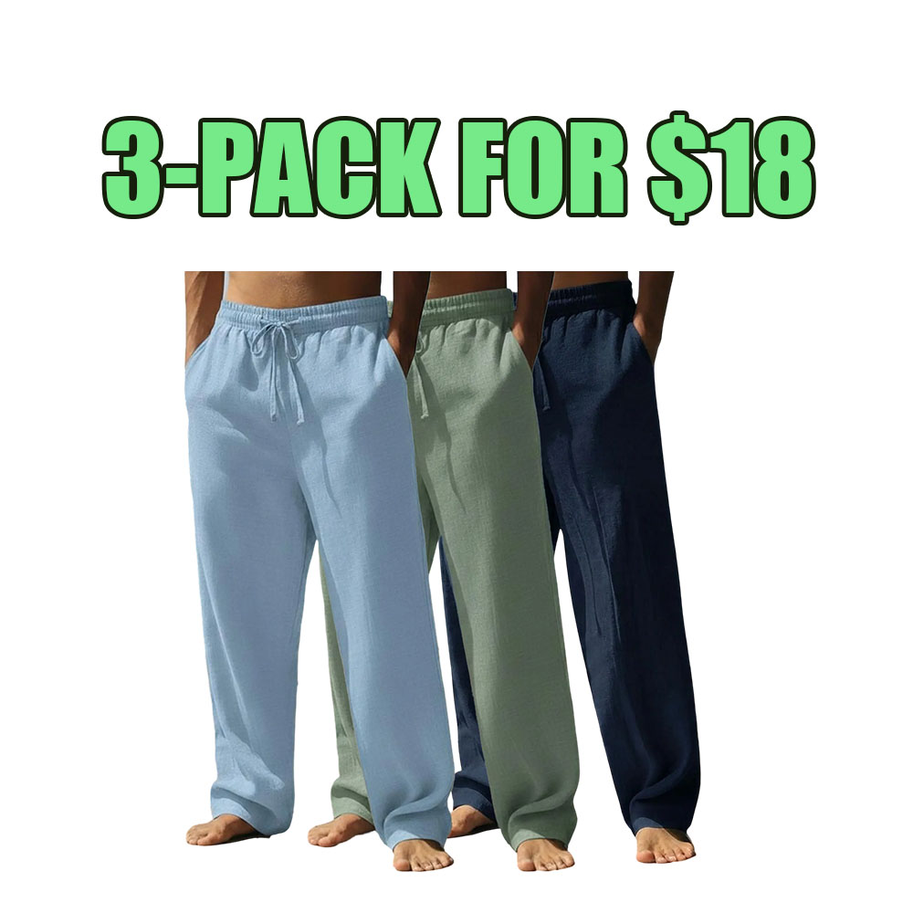 Men's Casual Lightweight Drawstring Pants - Comfortable & Versatile