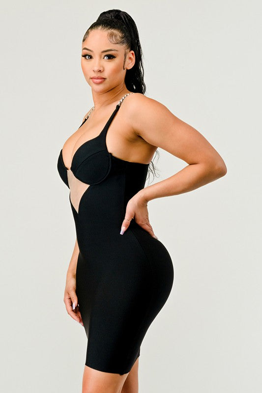 Lee's Athina Sexy Bodycon Bandage Party Mini Dress