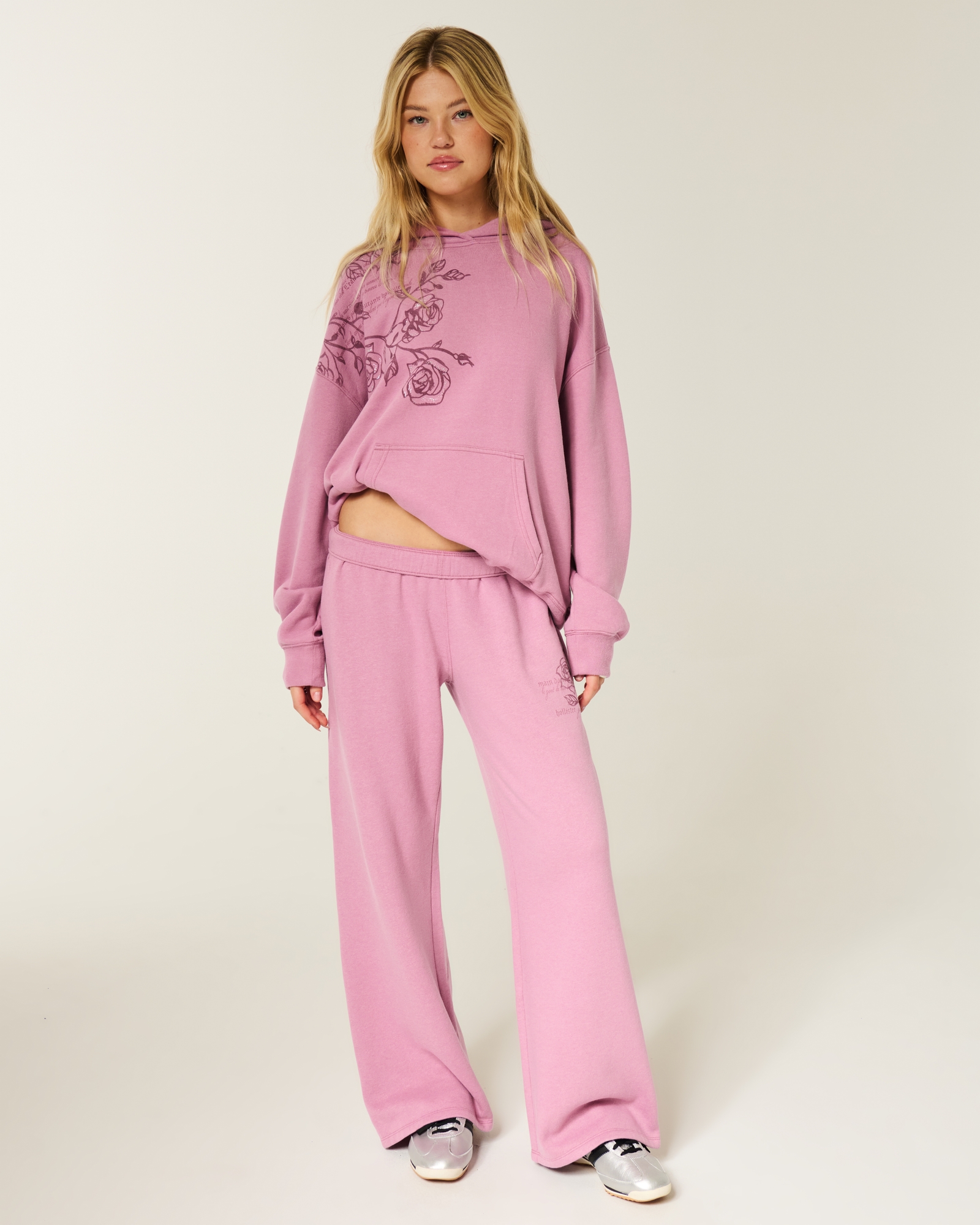 Wide-Leg Sweatpants