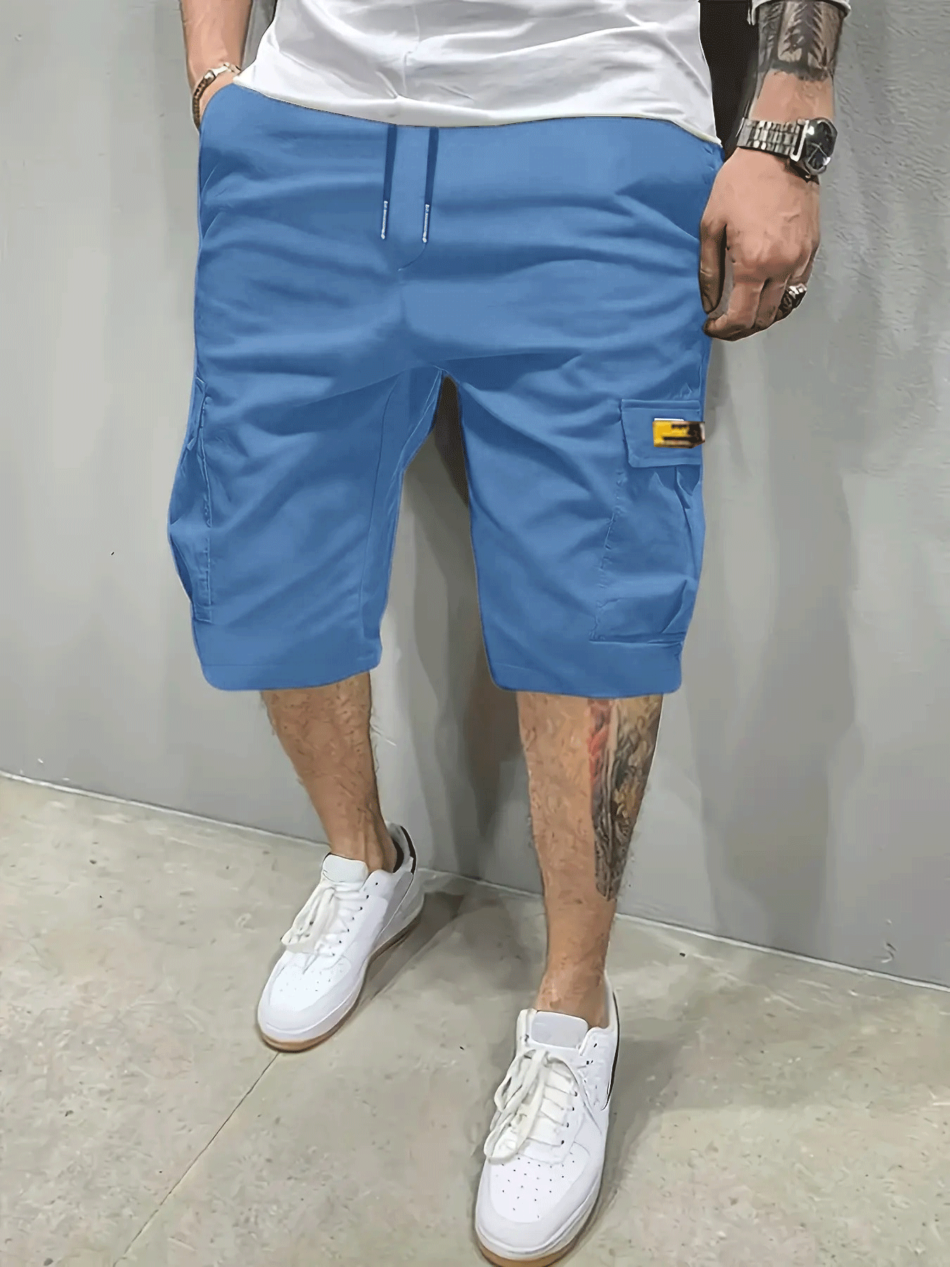 Men's Casual Summer Shorts – Slanted Pocket Everyday Comfort