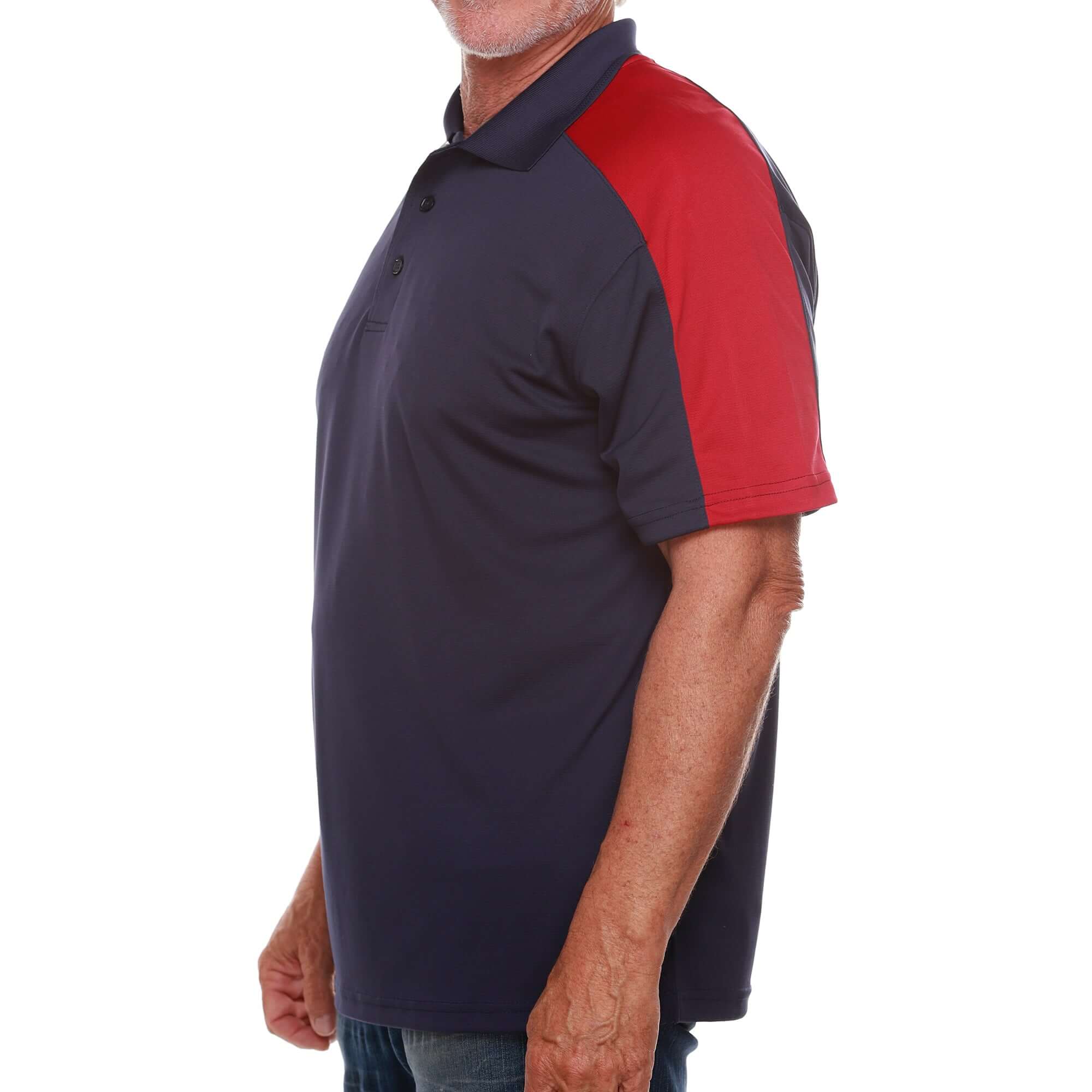 Men's Made in USA Patriotic Tech Polo Shirt