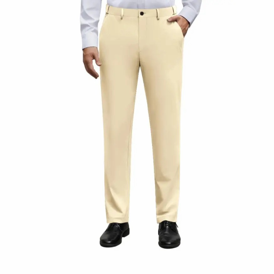 Men’s Stretch Dress Pants – Wrinkle-Free, Expandable Waist, Lightweight Golf & Business Casual Trousers