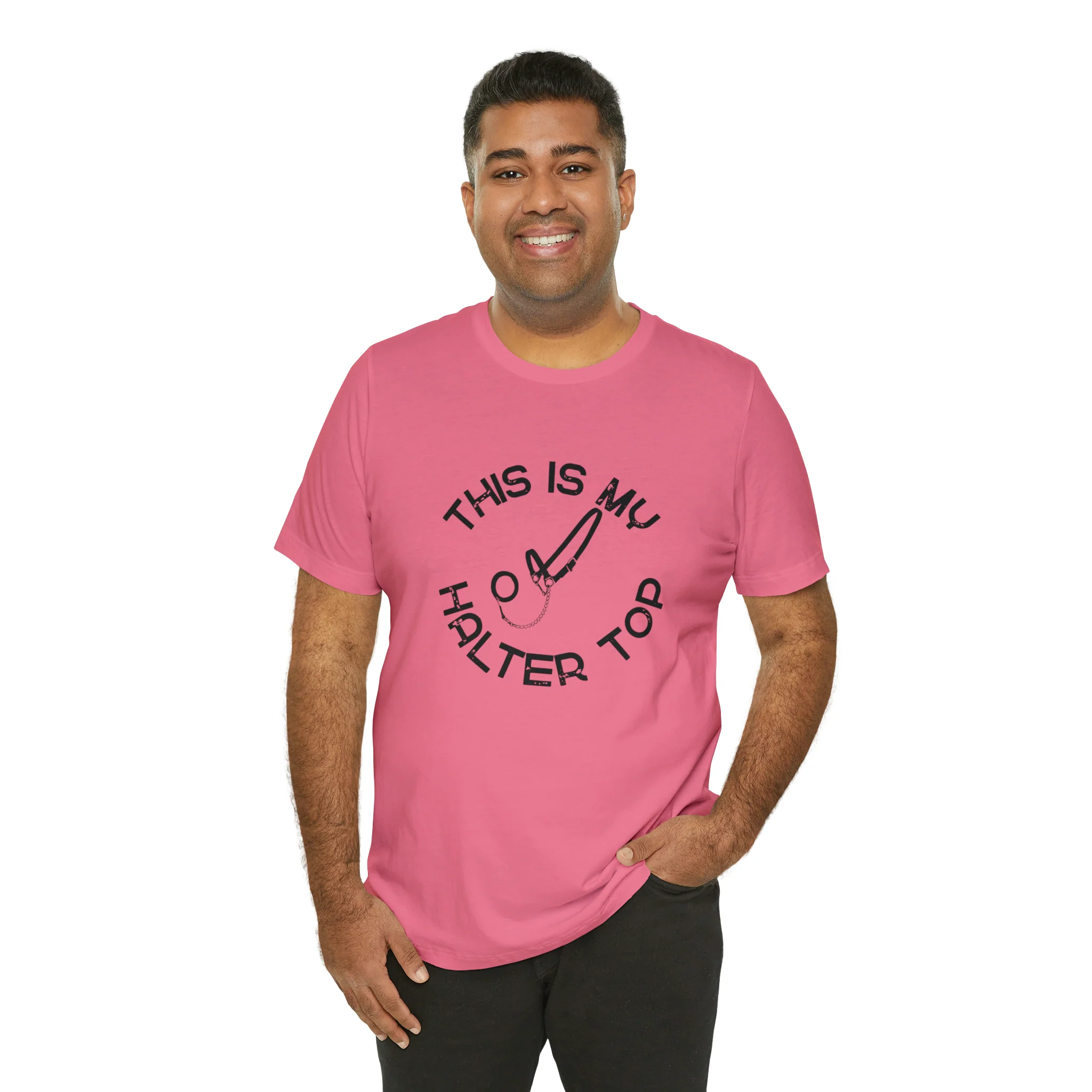 This is My Halter Top Unisex Jersey Short Sleeve Tee