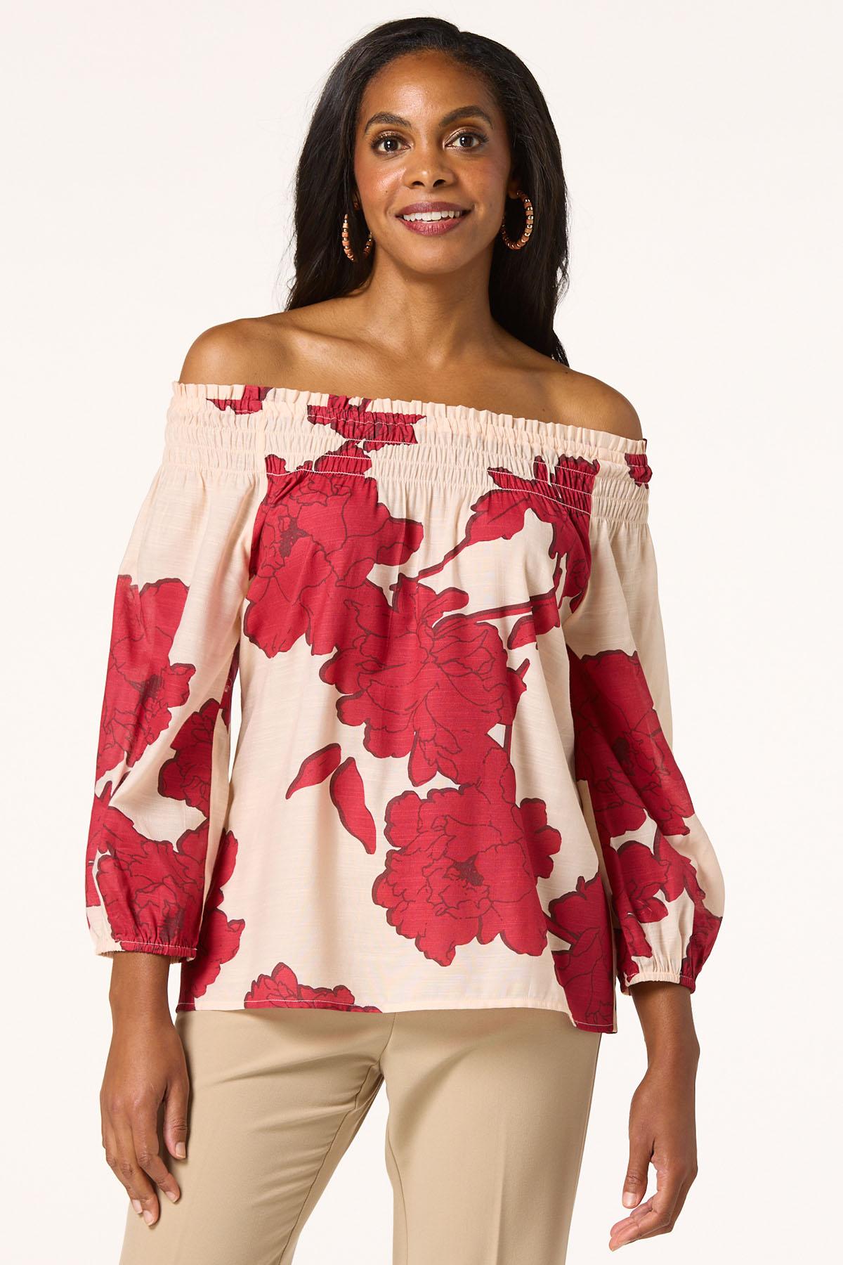 Floral Off Shoulder Top