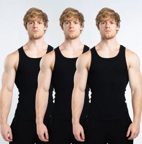 Men's Sleeveless Stretch Tank Top- TRUE TO SIZE