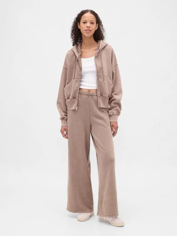 Women's VintageSoft Baggy Wide-Leg Sweatpants