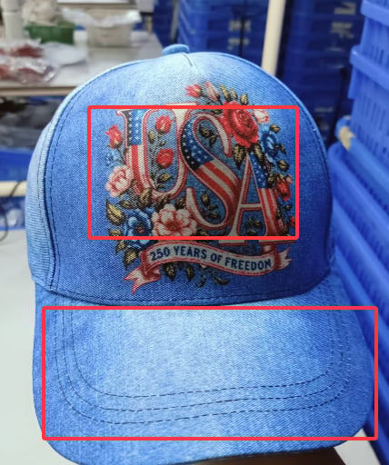 Unisex 250th Anniversary America 1776-2026 Flower Art Print Casual Hat