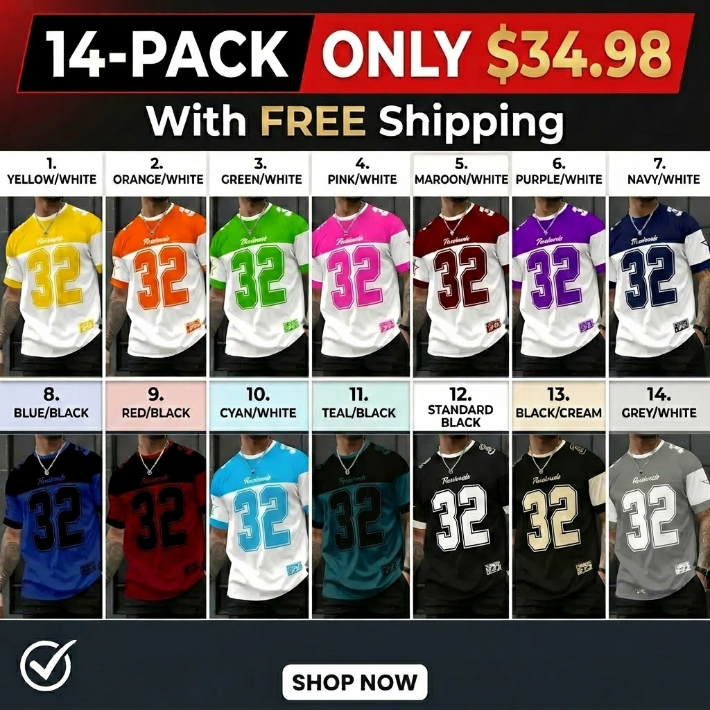 Men’s Elite 3D Star Print Performance Jersey - Athletic Casual Tee