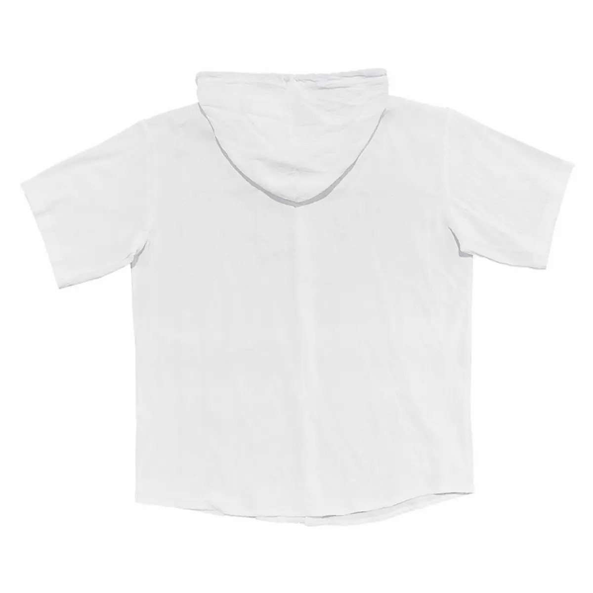 Men’s Hooded Button-Up Outdoor Shirt – Casual Long Sleeve Hiking Top