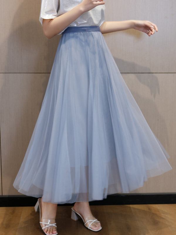 A-Line Skirt Midi Skirt