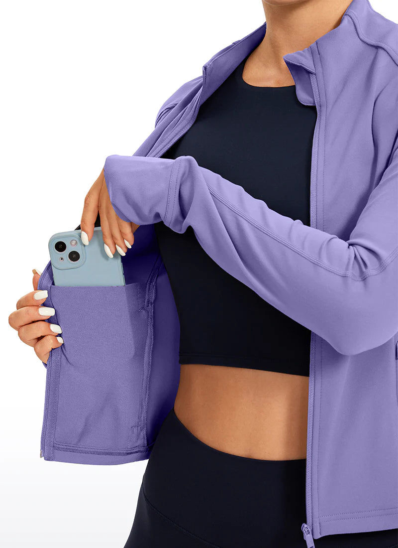 Butterluxe Waist Length Full Zip Jacket