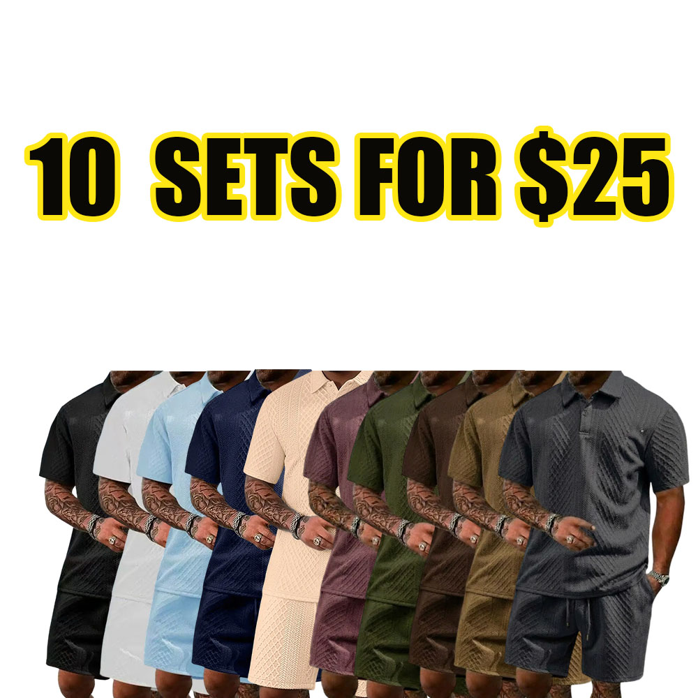 Men's Polo & Shorts Set