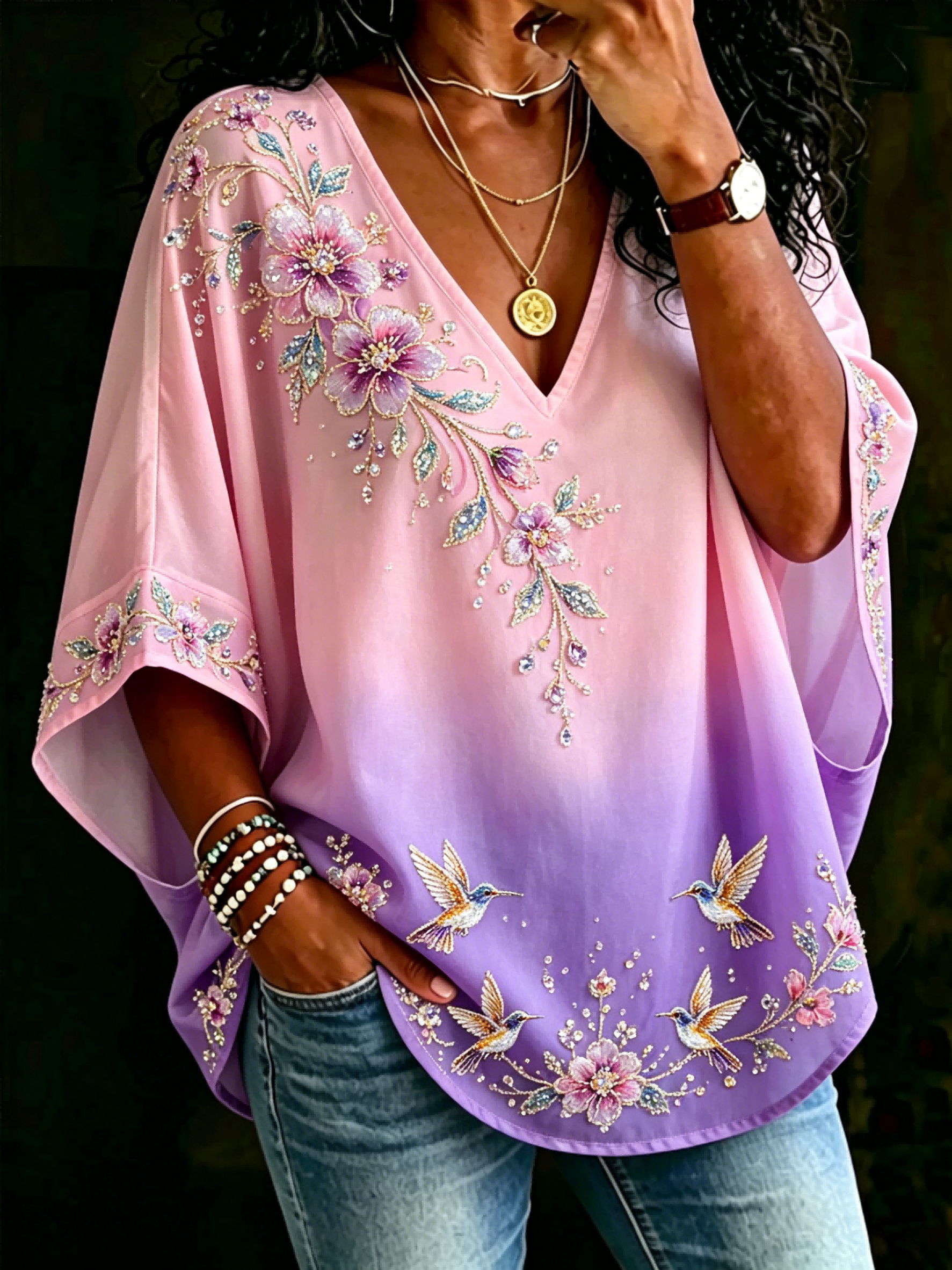 African Women's Art Printed T-shirt