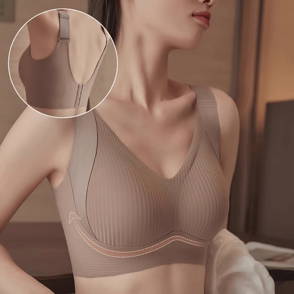 🎁Women's Ribbed Push Up Adjustable Wireless Bra✨🎁Buy 1 Get 9 Packs🔥