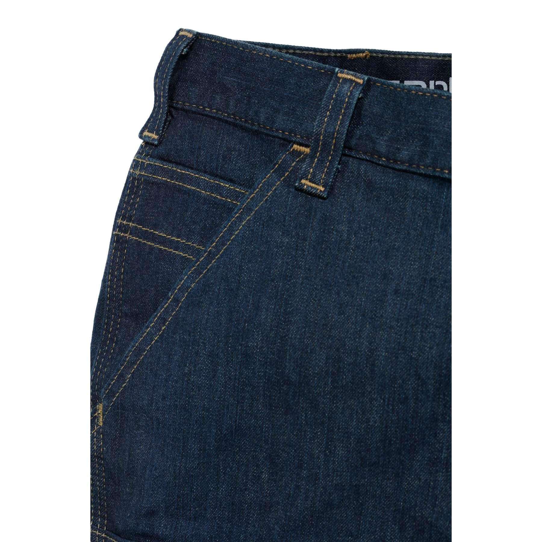 CHT Relaxed Fit Straight Leg Double Front Utility Jeans 103329