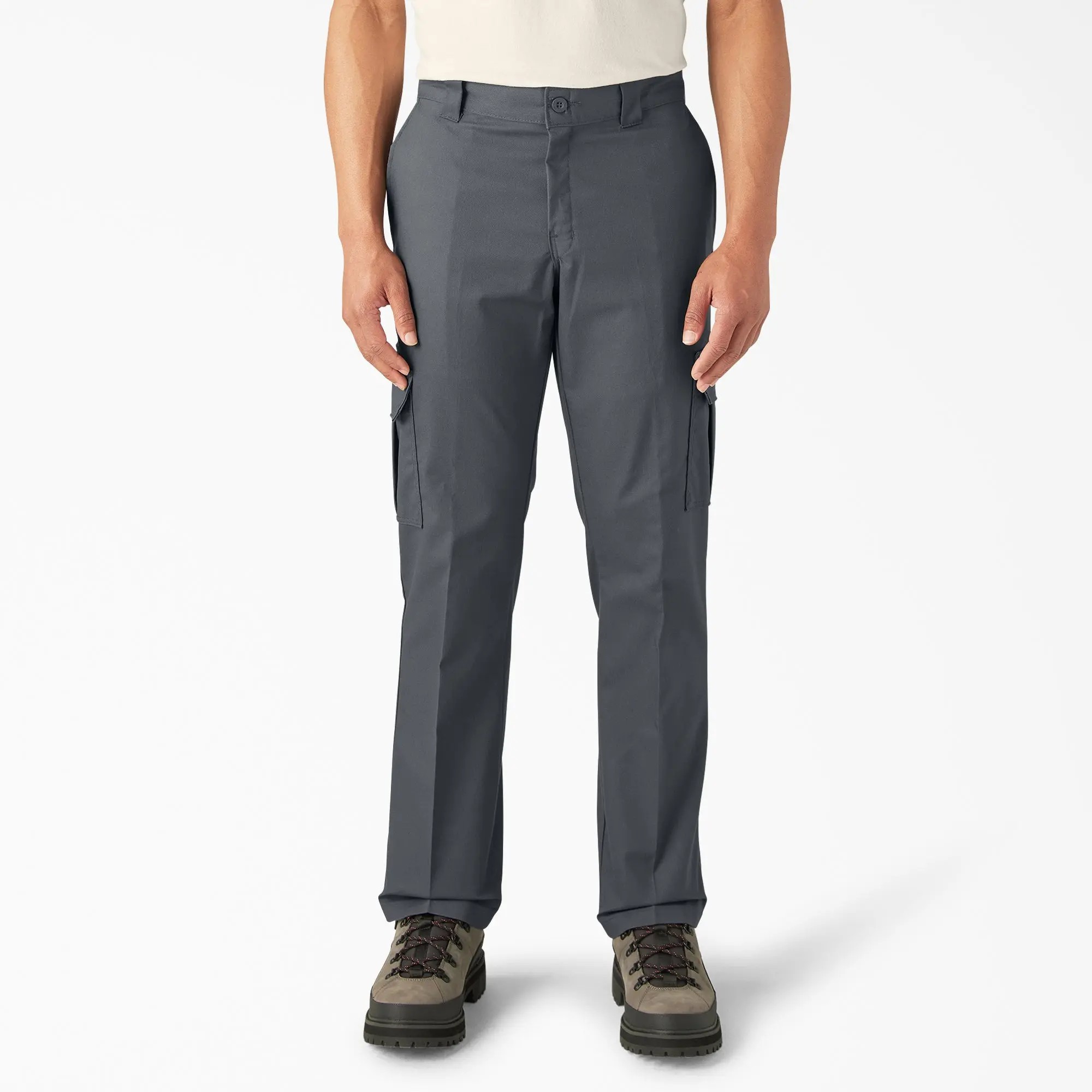 Men's FLEX Work Pants, Comfortable & Flexible, Straight Leg Versatile, Expandable Cargo Pockets