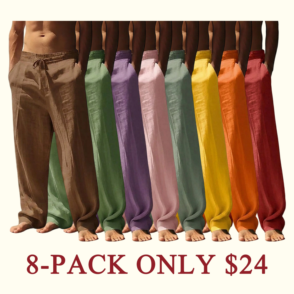Men's Straight-Leg Casual Pants🍃