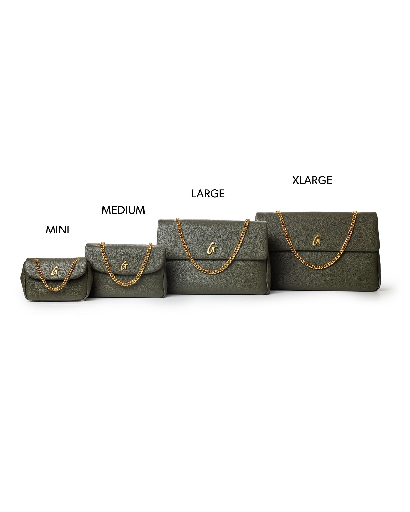 MINI PEBBLE FLAP BAG - OLIVE GREEN
