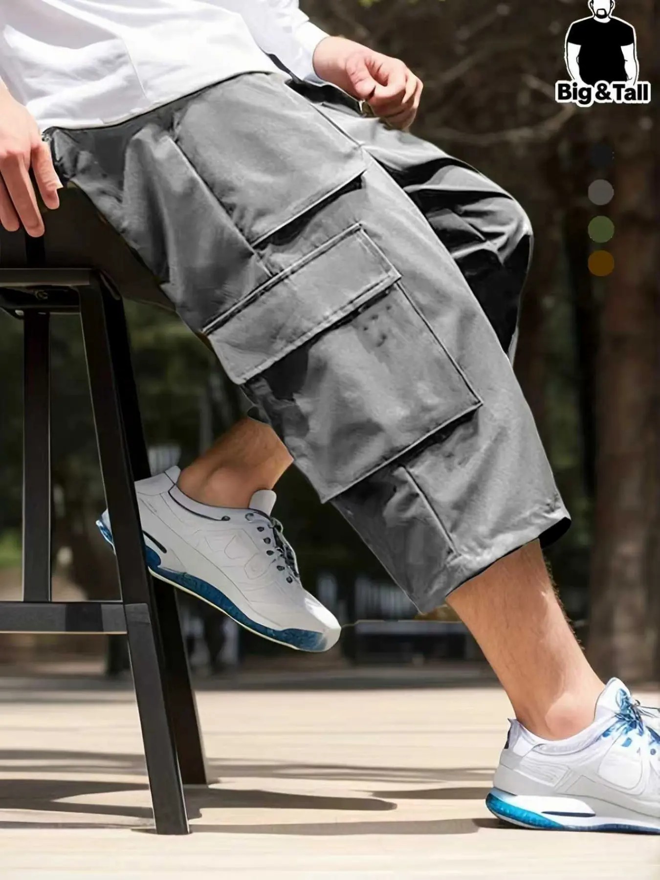 Men’s 7” Workwear Cargo Shorts – Multi-Pocket, Breathable, Everyday Casual Fit